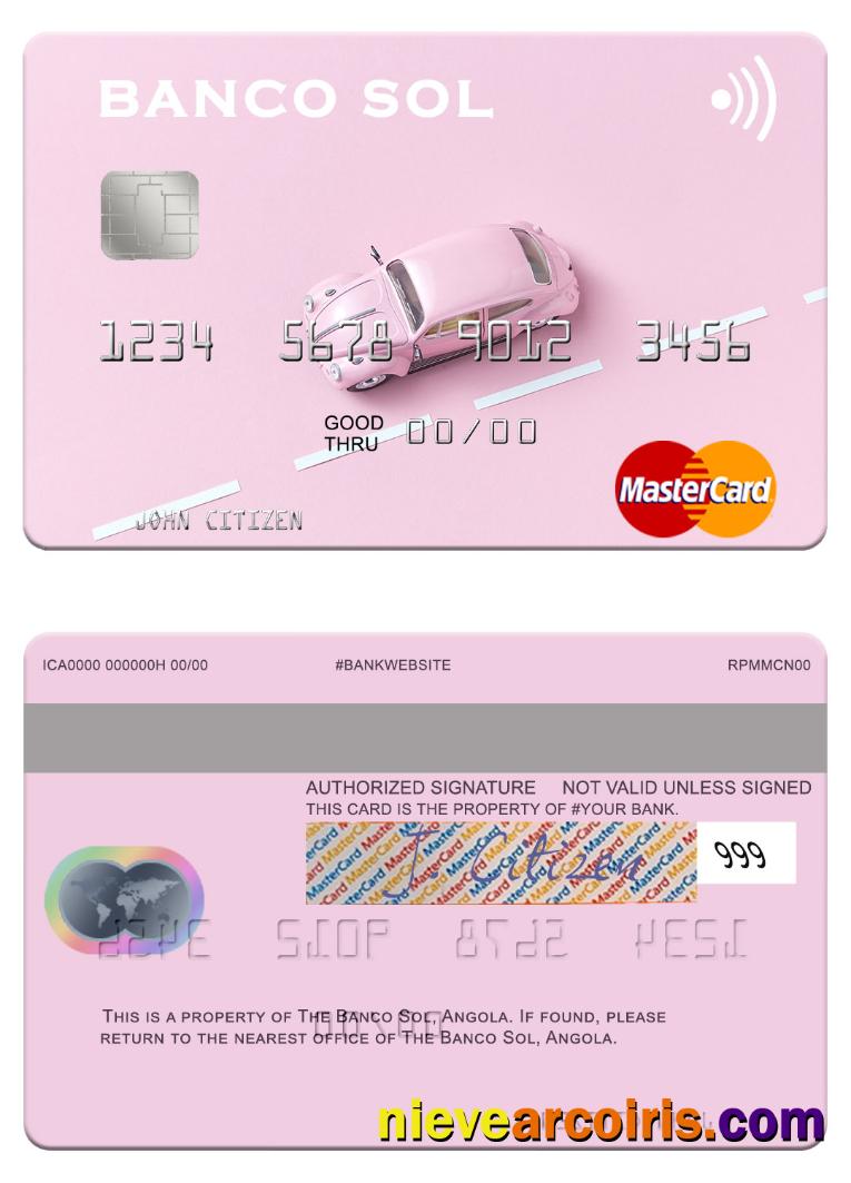 Angola Banco Sol mastercard